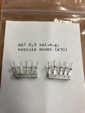0.5 cal. m.g. vehicle mount (x 10)